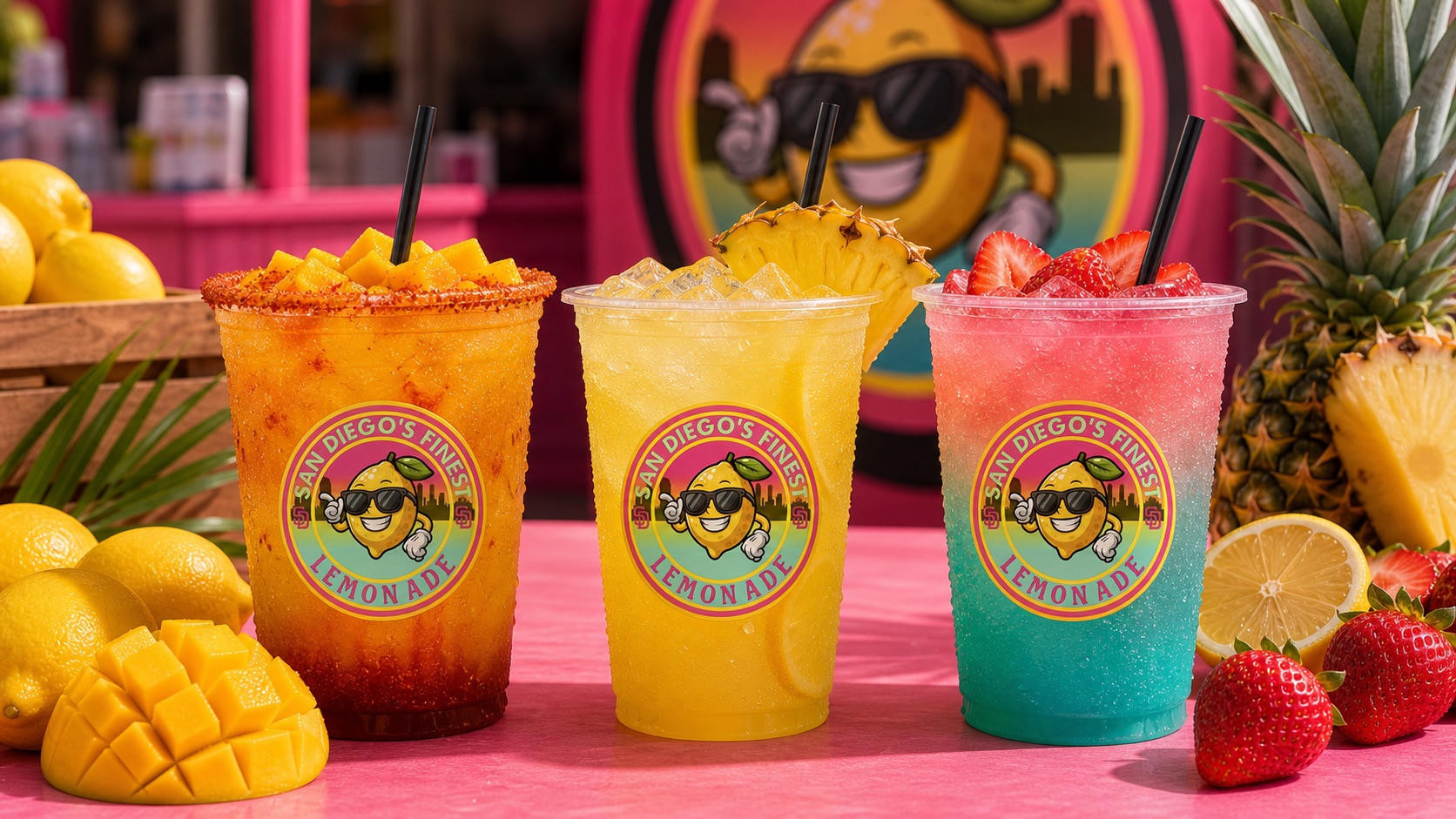 Specialty chamoy and mangonada drinks
